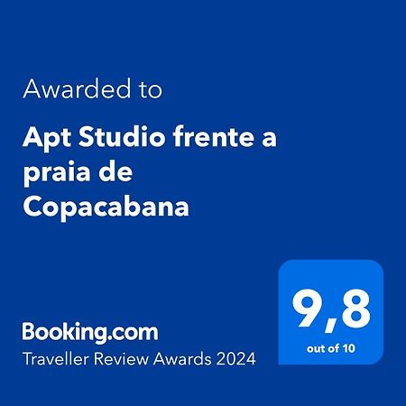Apt Studio Frente A Praia De Copacabana ริโอเดจาเนโร ภายนอก รูปภาพ