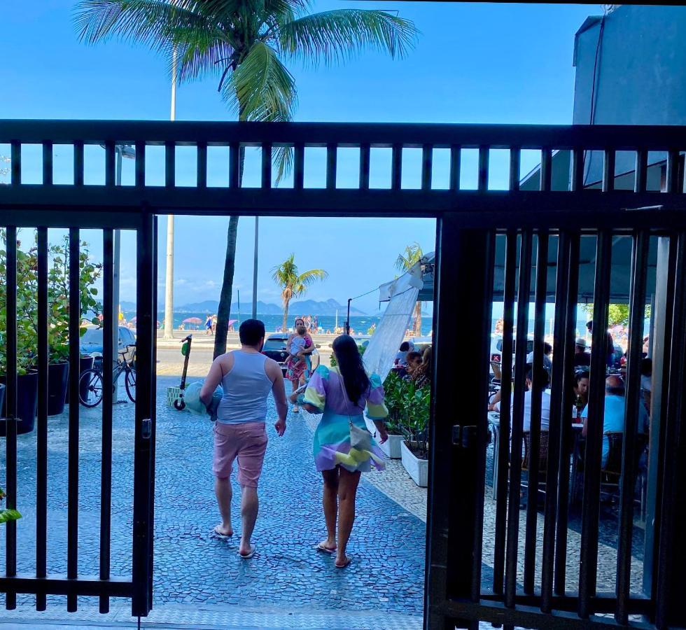 Apt Studio Frente A Praia De Copacabana ริโอเดจาเนโร ภายนอก รูปภาพ