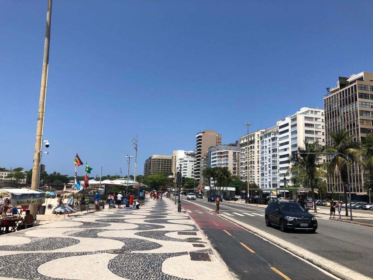 Apt Studio Frente A Praia De Copacabana ริโอเดจาเนโร ภายนอก รูปภาพ