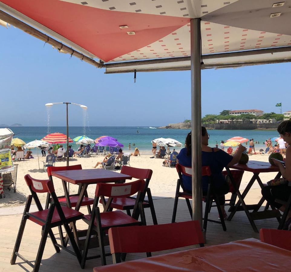 Apt Studio Frente A Praia De Copacabana ริโอเดจาเนโร ภายนอก รูปภาพ