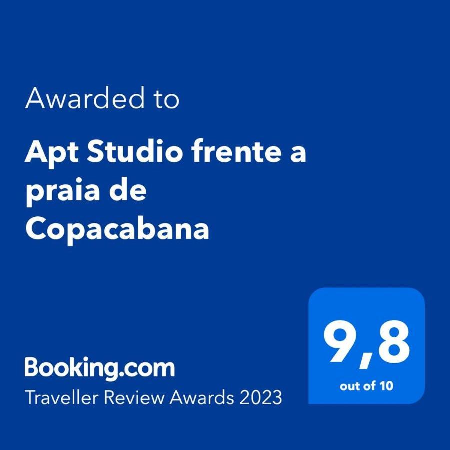 Apt Studio Frente A Praia De Copacabana ริโอเดจาเนโร ภายนอก รูปภาพ