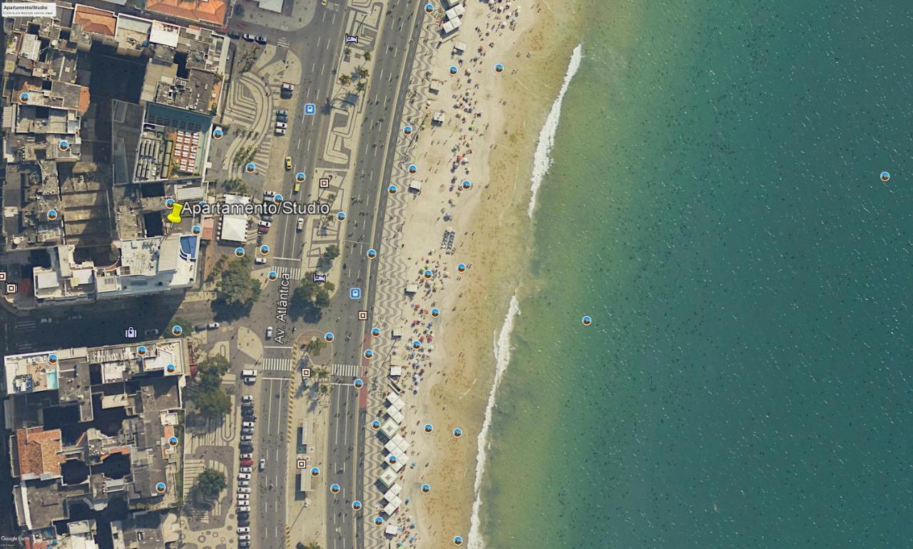 Apt Studio Frente A Praia De Copacabana ริโอเดจาเนโร ภายนอก รูปภาพ